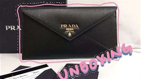 unboxing prada wallet|Prada Wallet Unboxing .